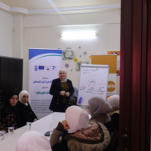 تعزيز الوعي القانوني بحقوق المرأة في مدينة حرستا