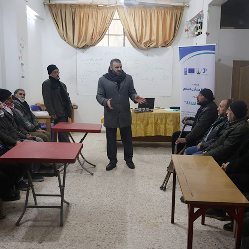 جلسات التوعية القانونية في الأحوال الشخصية والملكية العقارية بحرستا